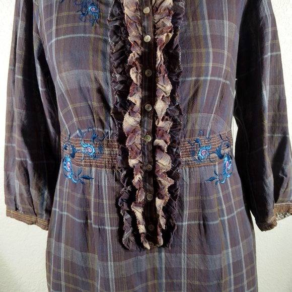 3J Workshop by Johnny Was Marni Ruffle Dress S NWT - Picture 5 of 8